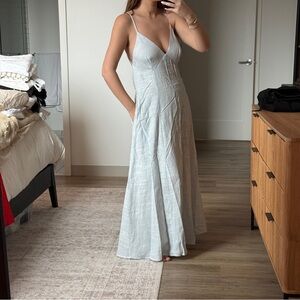 ILLA ILLA Soft Blue Maxi Dress